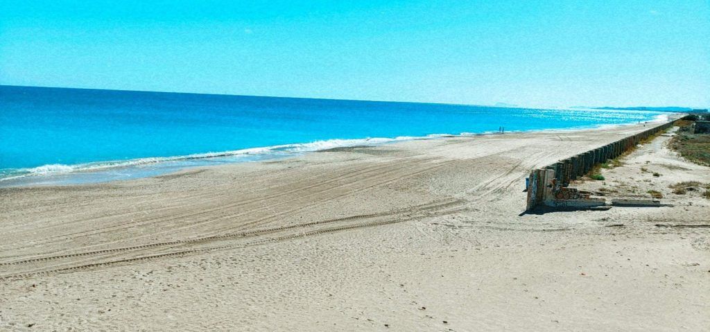 Playa en el Parque Natural de la Albufera en nuestra ruta por España