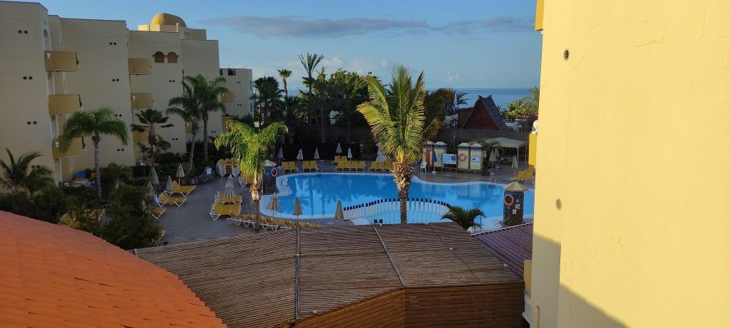Piscina de nuestro hotel en Gran Canaria