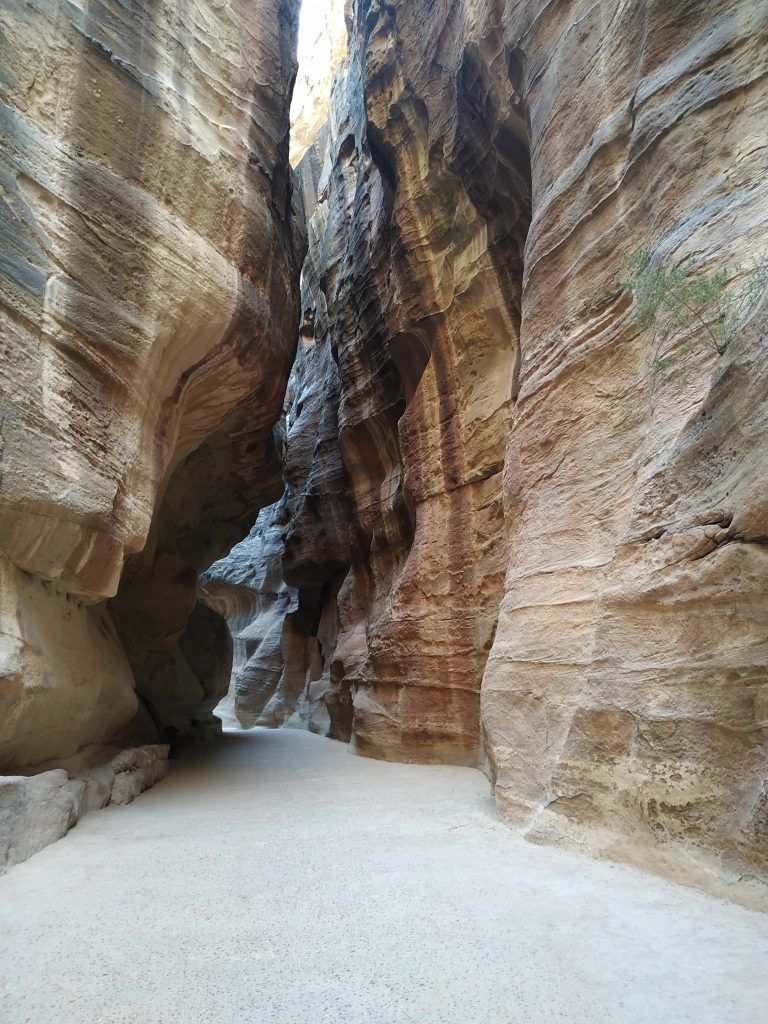 Desfiladeros en Petra