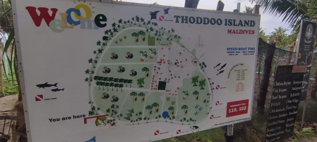 Mapa de Thoddoo