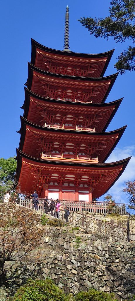Tahoto Pagoda en Miyajima