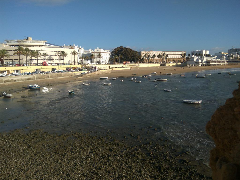 Playa de la Caleta (qué ver en Cádiz en 2 días)