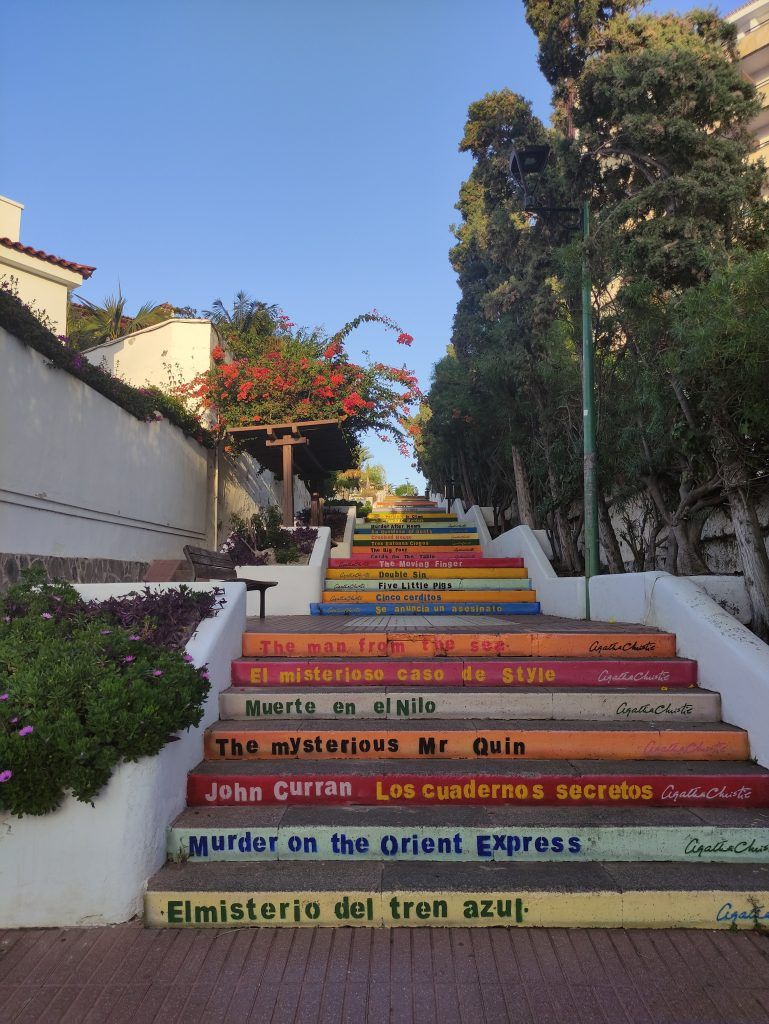 Escaleras Agatha Christie en Puerto de la Cruz