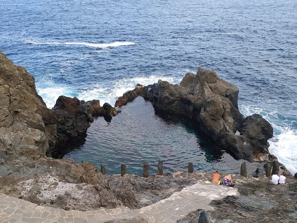 Charco de la Laja en nuestra ruta en coche por Tenerife